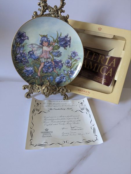 Вінтажна колекційна тарілка &laquo;The Canterbury Bell Fairy&raquo; (Фея дзвоників) від Heinrich (Villeroy & Boch) TR-00137 фото