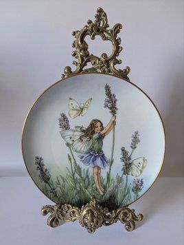 Вінтажна колекційна тарілка &laquo;The Lavender Fairy&raquo; (Фея лаванди) від Heinrich (Villeroy & Boch) TR-00140 фото