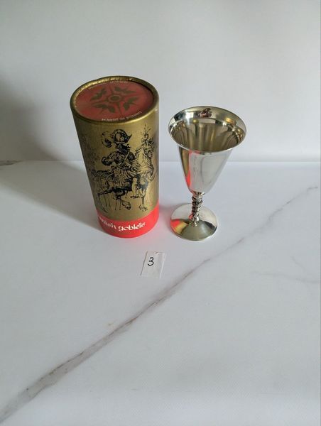 Колекційний посріблений келих Falstaff &laquo;Spanish Goblets&raquo; з історією, 200 мл (Іспанія). Екземпляр №3. IN-0082 фото