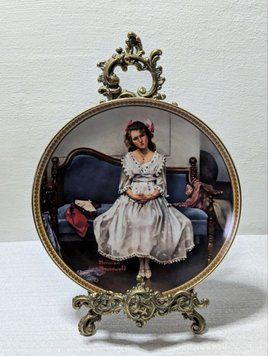 Тарілка настінна, Knowles, Norman Rockwell, серія "Rediscovered Women", USA TR-0011 фото