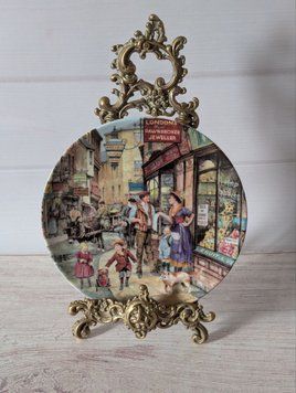 Тарілка настінна "Cries of London", The Ballad Seller,  Davenport, Англія, 1992 рік. TR-0057 фото