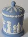 Банка для тютюну Wedgwood Jasperware, Tobacco Jar, блакитний джаспер, Англія W-0090 фото 2