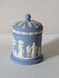 Банка для тютюну Wedgwood Jasperware, Tobacco Jar, блакитний джаспер, Англія W-0090 фото 1