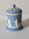 Банка для тютюну Wedgwood Jasperware, Tobacco Jar, блакитний джаспер, Англія W-0090 фото 4