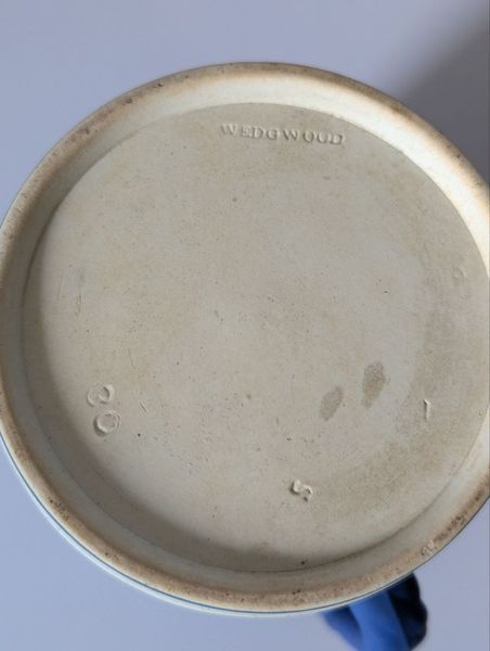 Антикварний глечик Wedgwood яшмова порценяла Музи та Виноградна лоза, Англія, 1870-1880 рр. W-00103 фото
