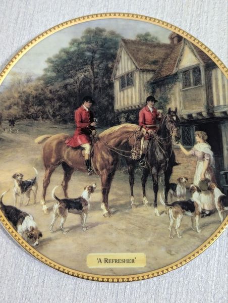 Тарілка настінна, Royal Doulton, "The Huntsman's call", Англія TR-0042 фото