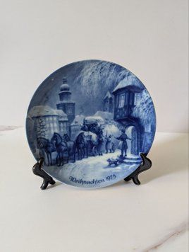 Настінна тарілка, серія Christmas series, "Різдво в Дортмунді", Berlin Design, Західна Німеччина, 1975 рік. TR-00117 фото