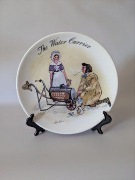 Колекційна тарілка Wedgwood &laquo;Водоноша&raquo;, серія Street Sellers of London, 1986. TR-00146 фото