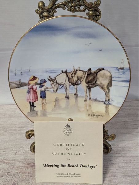 Тарілка настінна, Royal Worcester, "Sweet Summer Days", Англія, 1997 рік TR-0043 фото