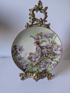 Порцелянова симфонія вінтажу: Колекційна тарілка &laquo;The Mallow Fairy&raquo; (Heinrich by Villeroy & Boch, 1984 рік). TR-00133 фото