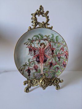 Гармонія вікторіанського лісу: Колекційна порцелянова тарілка &laquo;The Fuchsia Fairy&raquo; (Heinrich by Villeroy & Boch, з 1982 по 1985 роки) TR-00135 фото