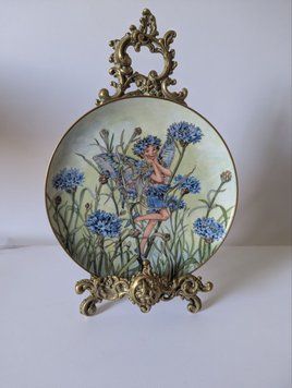 Вінтажна колекційна тарілка &laquo;The Cornflower Fairy&raquo; (Фея волошок) від Heinrich (Villeroy & Boch) TR-00136 фото