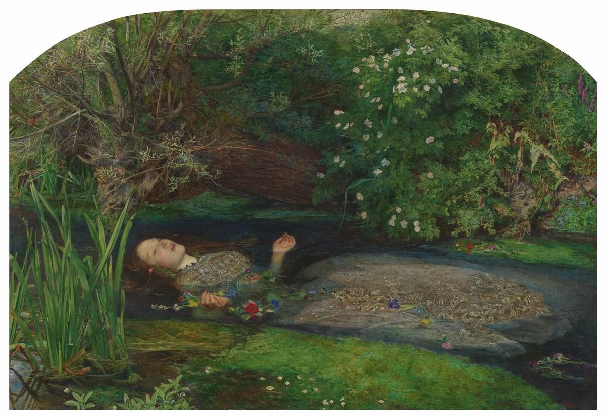 «Офелія» — Джон Еверетт Мілле, 1851–52